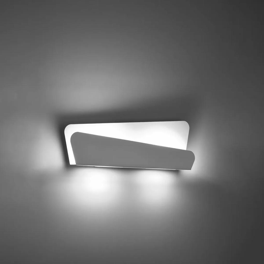 Sollux Lighting Nástenné svietidlo BASCIA biele
