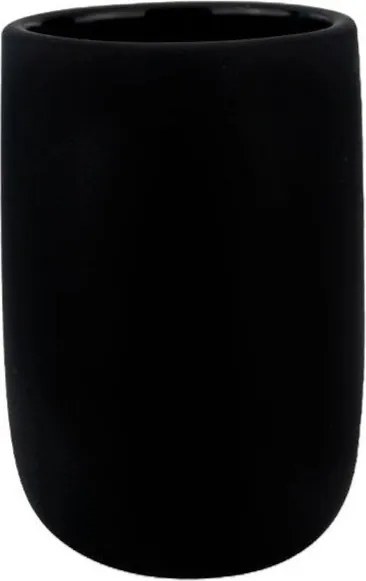 Čierna keramická WC kefa Lotus - Mette Ditmer Denmark