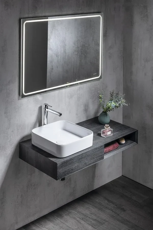 Sapho Sapho, GEMINI LED podsvietené zrkadlo 1000x700mm, GM100