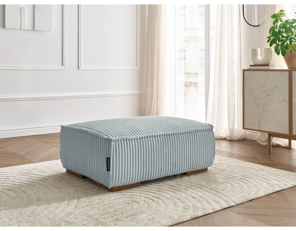 Svetlosivá menčestrová podnožka Chelsea – Bobochic Paris