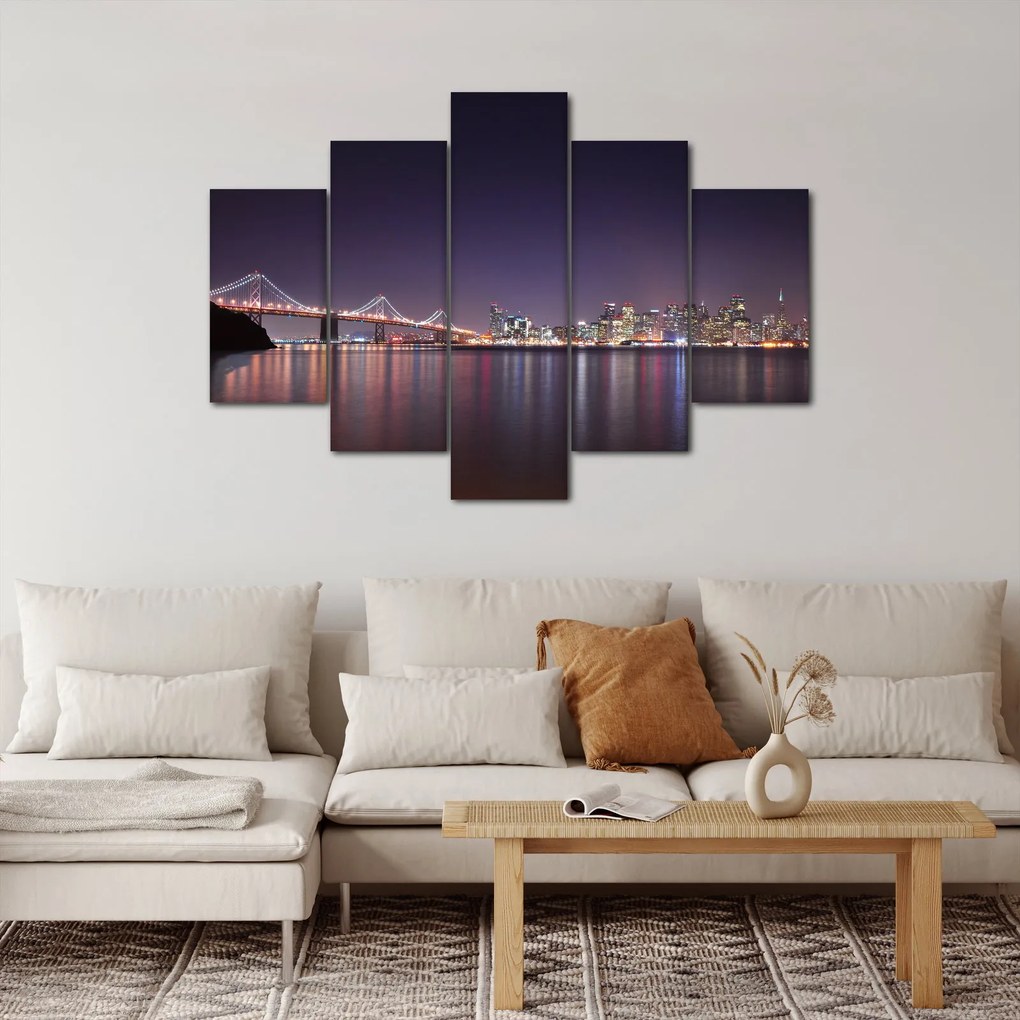 Obraz pohľadu na San Francisco, California (150x105 cm)