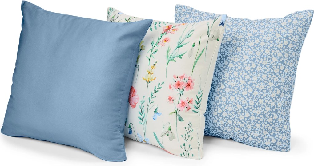 Obliečky na dekoračné vankúše, 3 ks