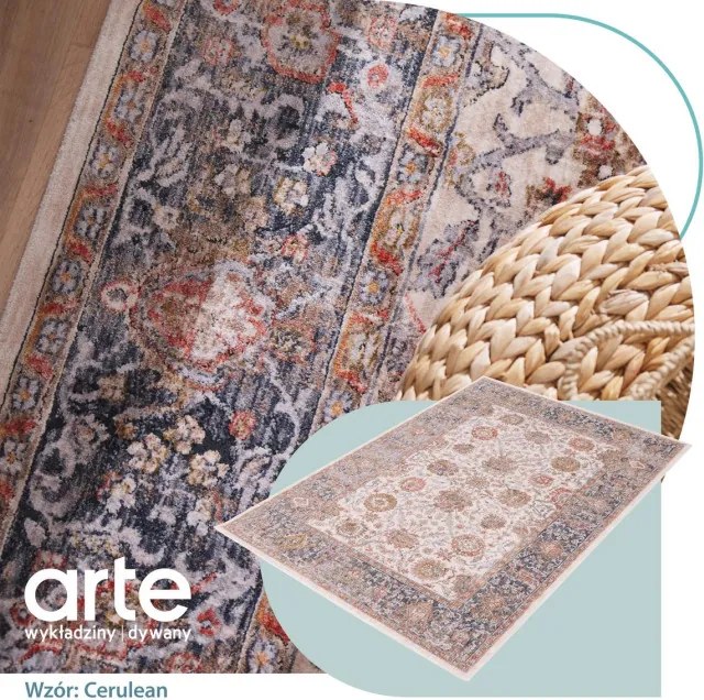 Koberec Bazylea Cerulean