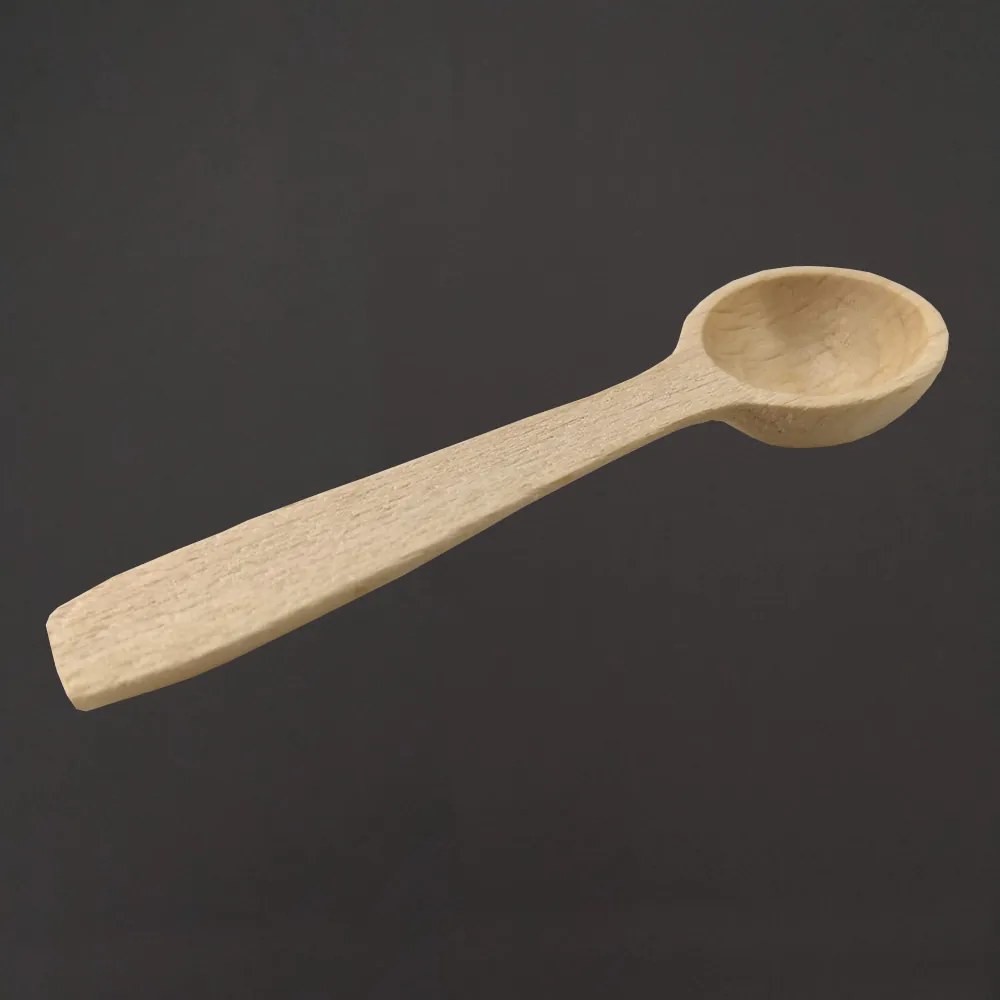 AMADEA Drevená lyžička mini, masívne drevo, dĺžka 7,5 cm