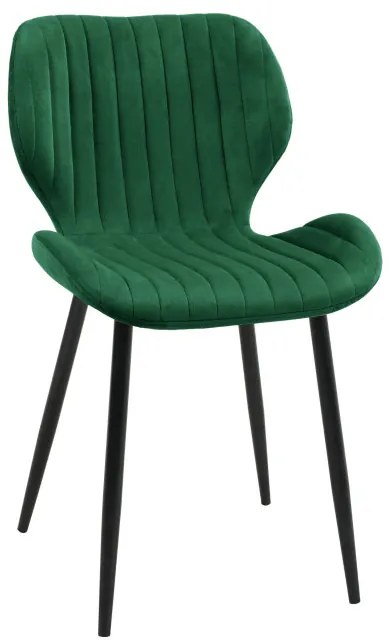 Jedálenská stolička SJ.17 fľaškovo zelená