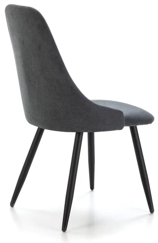 Tmavosivé jedálenské stoličky v súprave 4 ks Mani – Marckeric