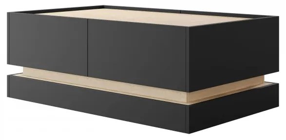 Konferenčný stolík Arlotekis L97 4K, Farby: púštny piesok / dub cremona