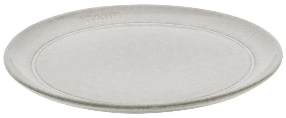 Keramický tanier Staub 20 cm, biely hľuzovkový, 40508-026