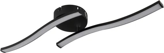 Globo 67178SC - LED Stropné svietidlo ELOISE 2xLED/6W/230V čierna