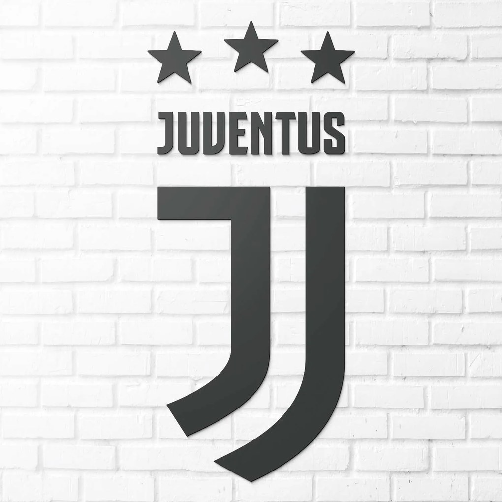 DUBLEZ | Drevené logo futbalového klubu - Juventus