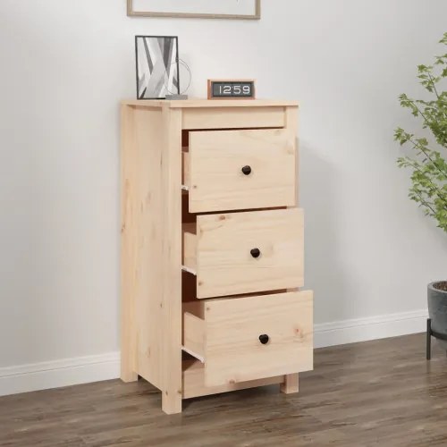 vidaXL Komoda 40x35x80 cm borovicový masív-