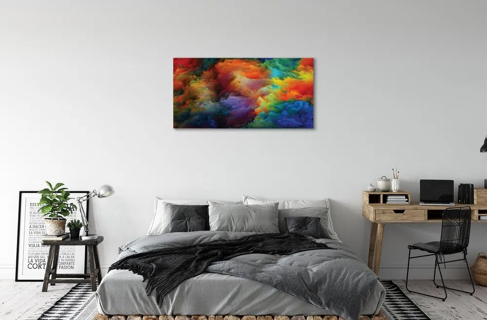Obraz na plátne 3d farebné fraktály 120x60 cm