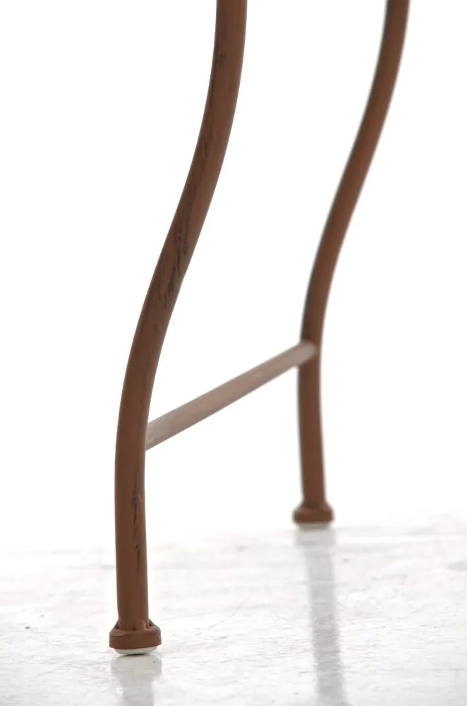 Kovový stôl GS3438892 - Hnedá antik