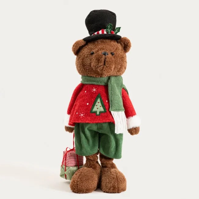 Vianočná dekorácia NIKX medvedík 751721