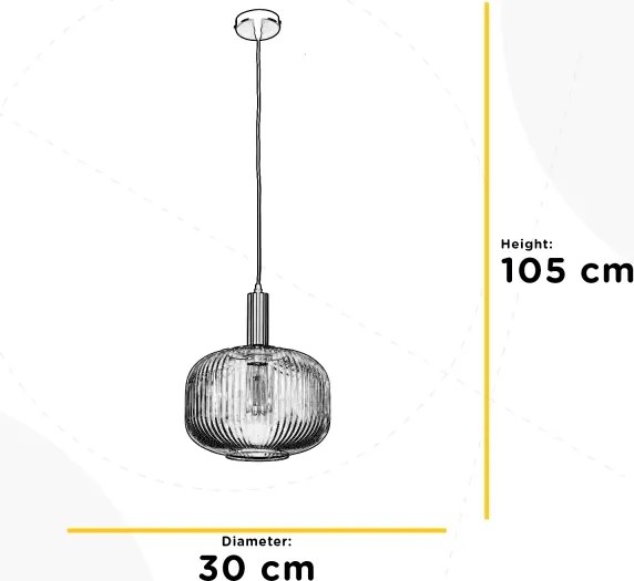 ONLI - Závesné svietidlo na lanku DOROTY 1xE27/15W/230V biela/lesklý chróm