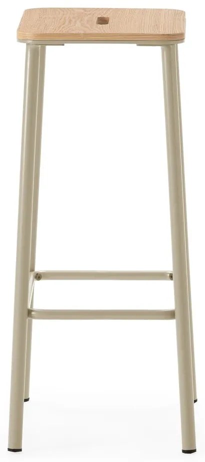 Krémovobiele barové stoličky v súprave 2 ks (výška sedadla 65 cm) Abba – Marckeric