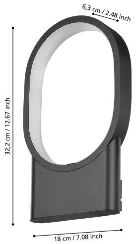 Eglo 900632 - LED Nástenné svietidlo CODRIALES LED/10,8W/230V