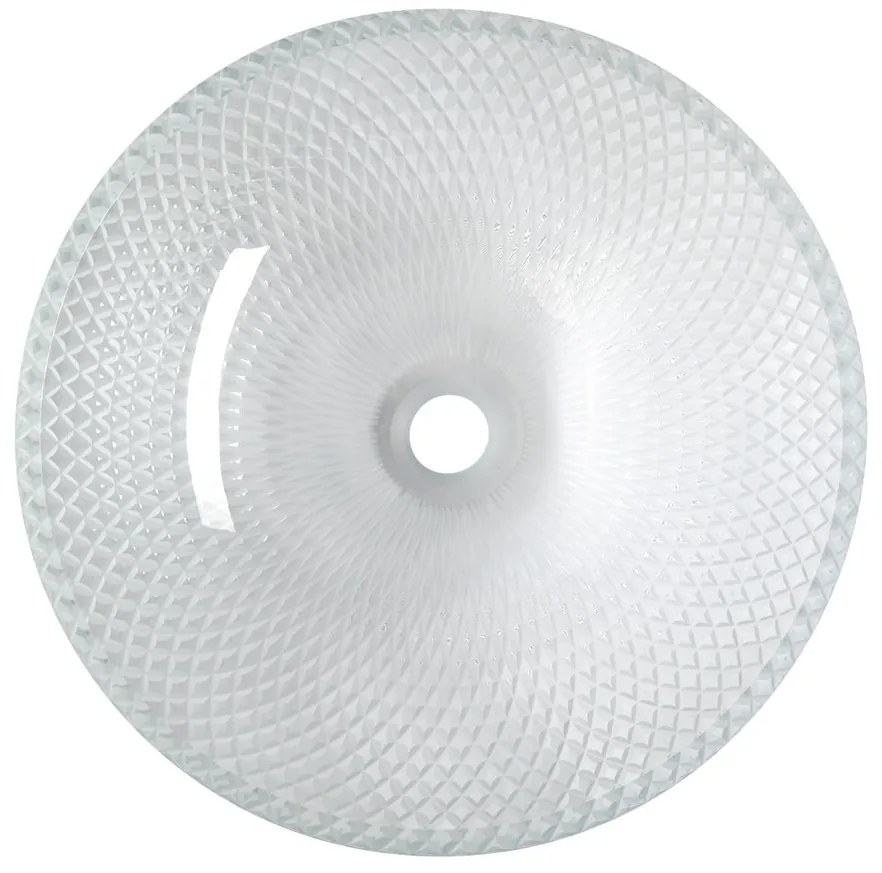Sapho Sapho, PUKETA sklenené gravírované umývadlo, priemer 42 cm, čirá, TY165