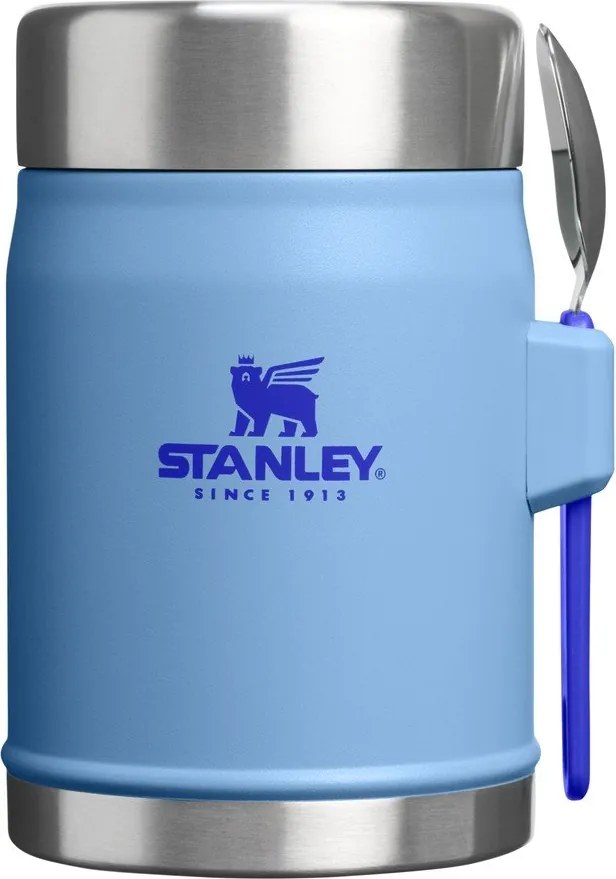 Modrá termoska na jedlo z nehrdzavejúcej ocele 400 ml Legendary Food Jar + Spork Blue Sky – Stanley