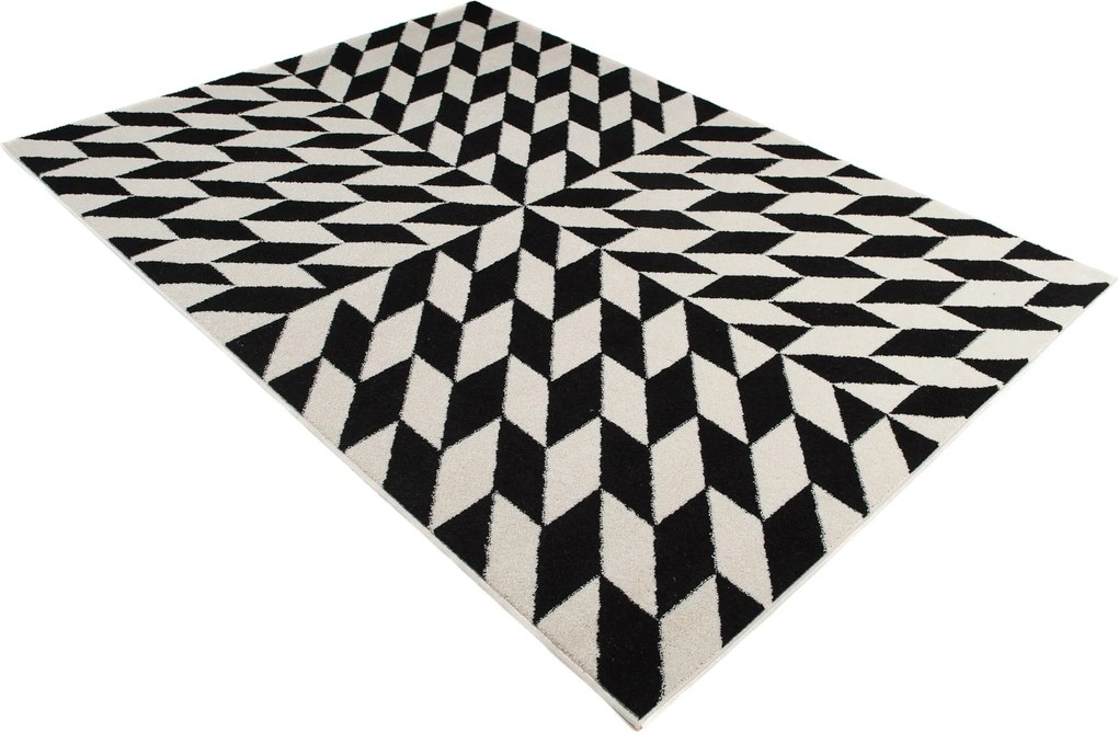 TA Koberec T419B BIELE MAROKO O0X Rozmer: 160x220 cm