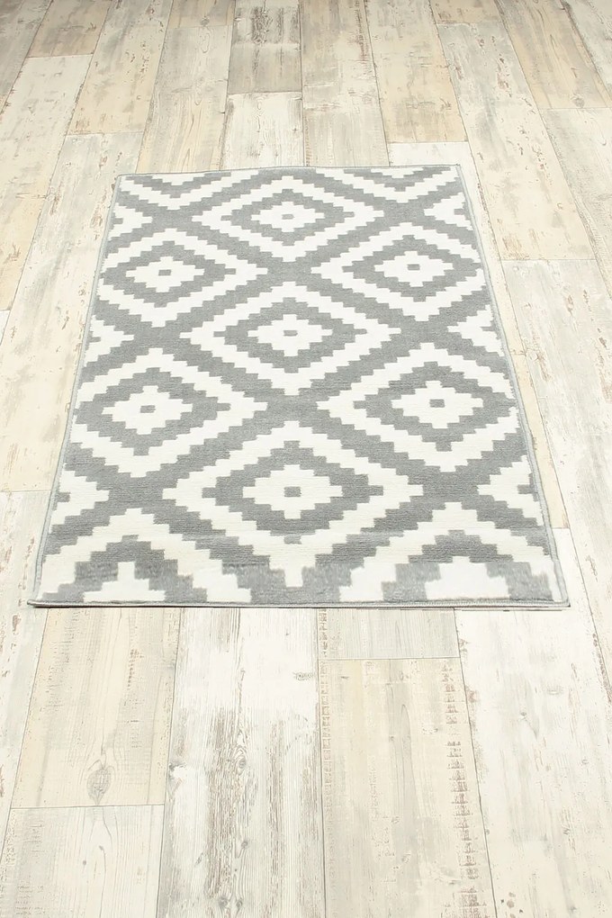 Koberec Gold WHITE 1204/19 rozmery koberec: 160x225 cm