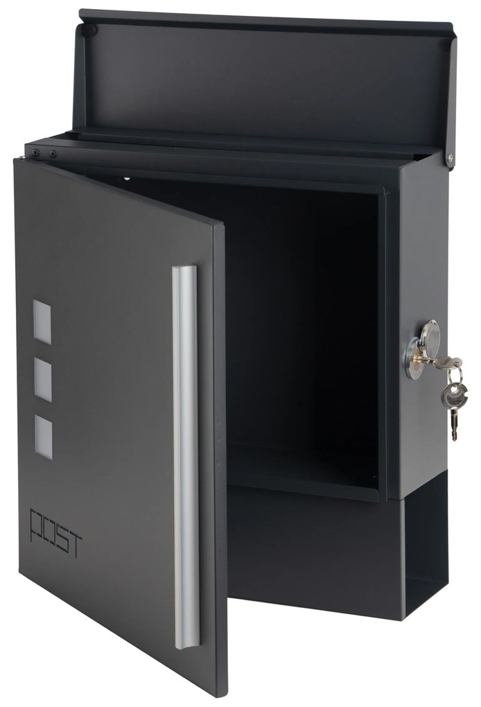 Poštová schránka MILUZ antracitová