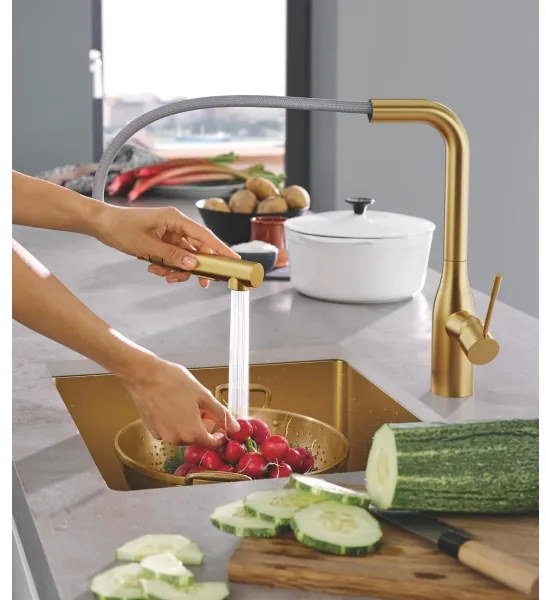 GROHE 30270GN0 - Drezová batéria ESSENCE zlatá