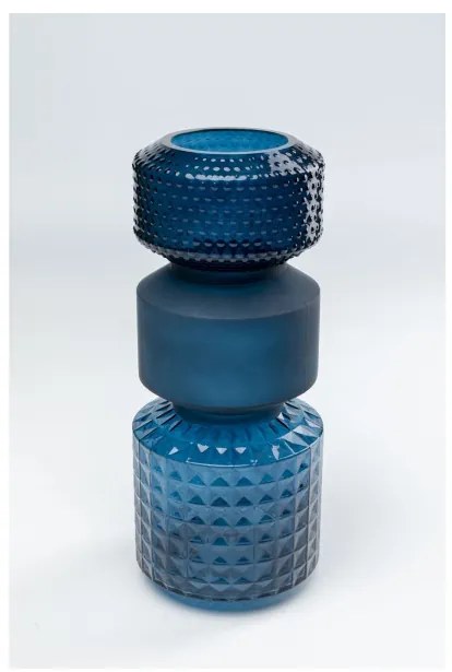 KARE DESIGN Sada 2 ks Váza Marvelous Duo modrá, 42 cm 42 × 18 × 18 cm