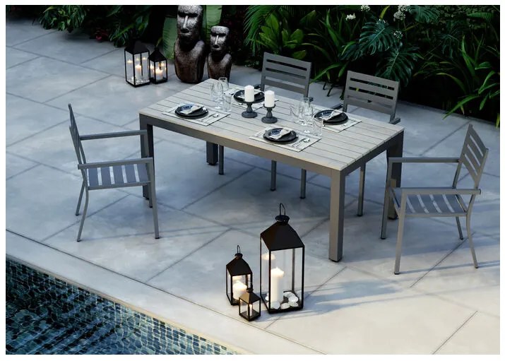 Lantern Giardino set svietnikov čierny
