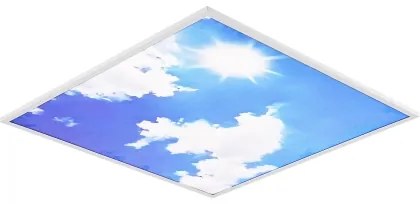 Brilagi-LED Stmievateľné svietidlo SLIMFRAME LED/58W/230V 60x60 cm strieborná/modrá+DO