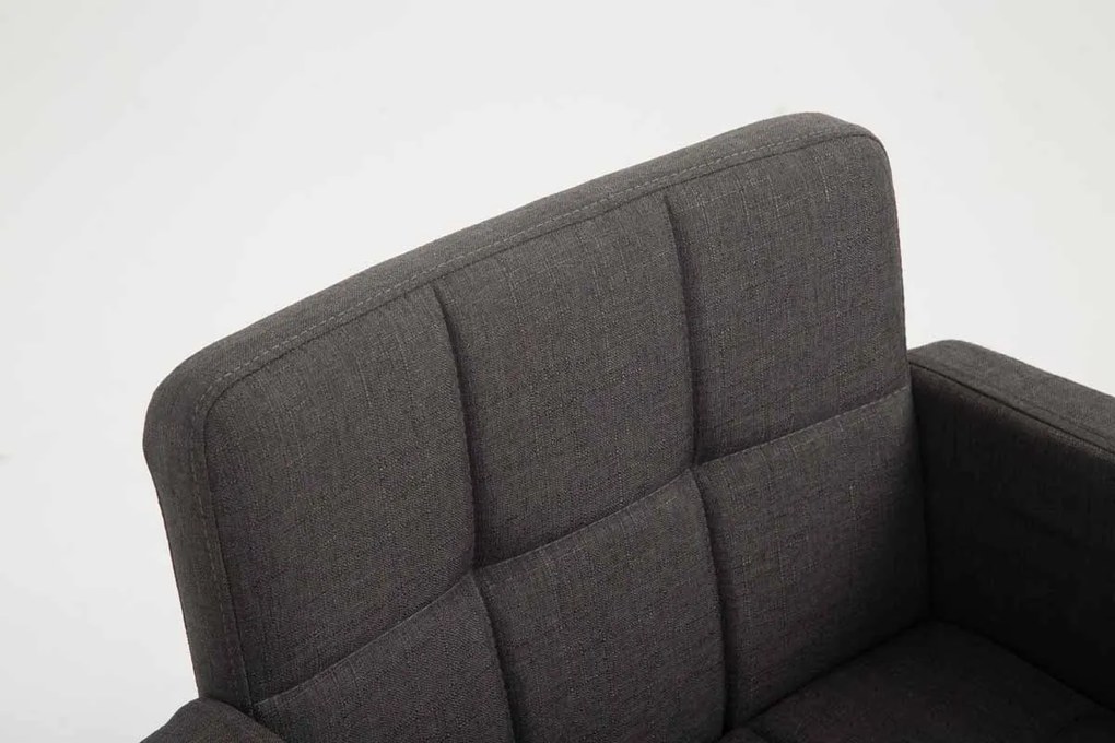 Design-Shop Pracovná stolička L.A. látka - Tmavo sivá