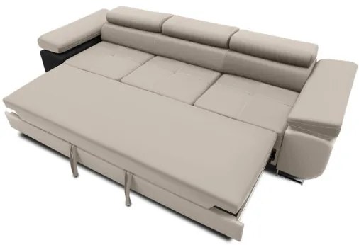 Trojmiestna rozkladacia sedačka RIGATTO béžová