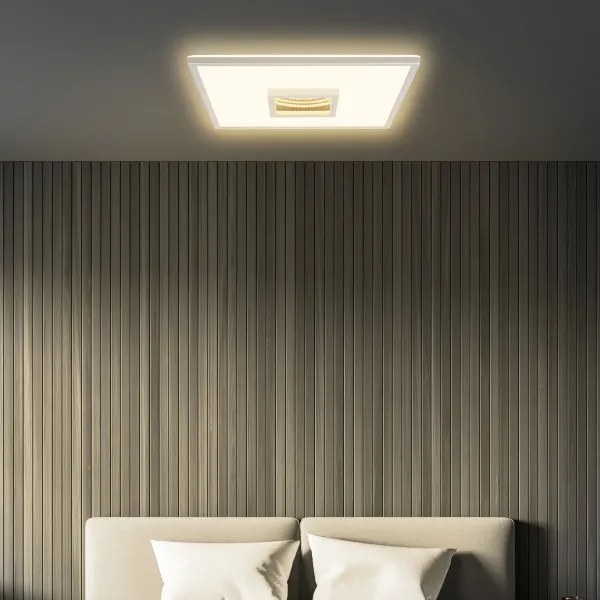 Briloner 3848014 - LED stropné svietidlo TORO LED/18W/230V 42x42 cm matný chróm