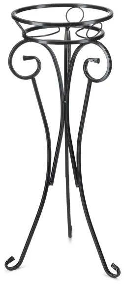 Stojan na kvety 74x34 cm čierna