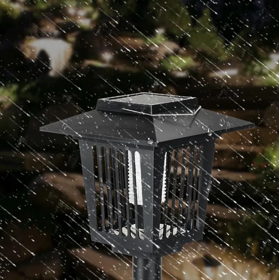 Bluegarden Rea, LED solárna lampa J-22 Black, OGR-02107