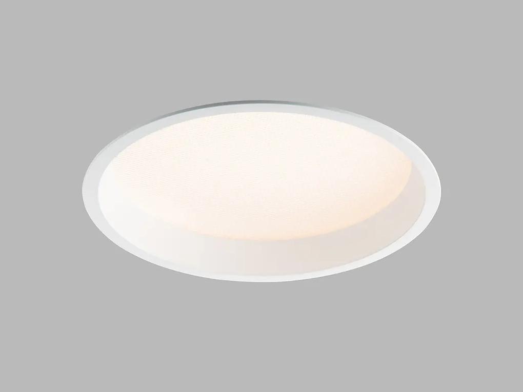 LED2 Zápustné kúpeľňové LED osvetlenie ZETA, 25W, denná biela, okrúhle, biele, IP44