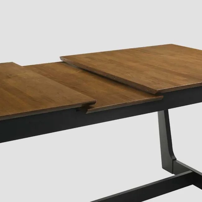 Jedálenský stôl PAHKEL z kaučukovníkového dreva rozkladací 718458