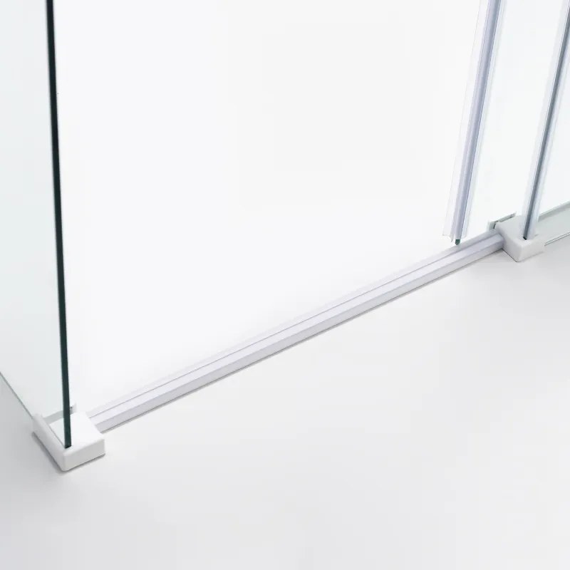 BPS-koupelny Obdĺžnikový sprchovací kút HYD-OK203C 120x80 biela/transparent - bez vaničky