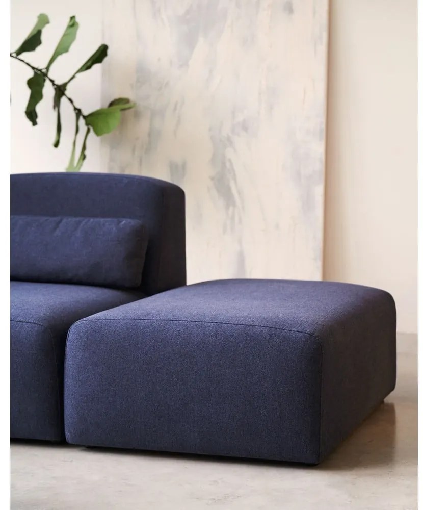 Tmavomodrý modul pohovky Neom – Kave Home