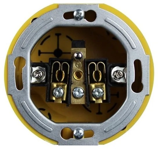 Elhard Zásuvka Retro Klasik, biela KL2000W