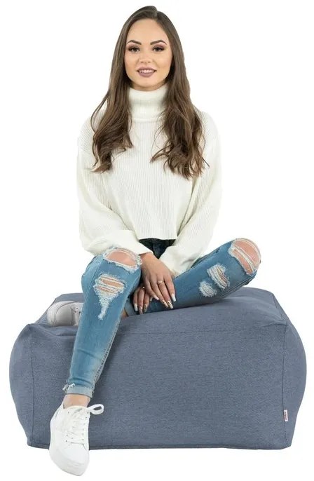 Eco Friendly taburetka z recyklovaných PET fliaš – 8 farieb – Balance 69×69×35 cm Farba: Modrý