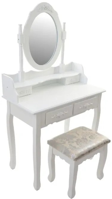 Bestent Toaletný stolík Primadonna WHITE