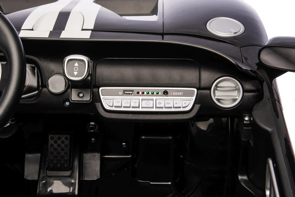 Elektrické autíčko pre deti Ford GT čierne