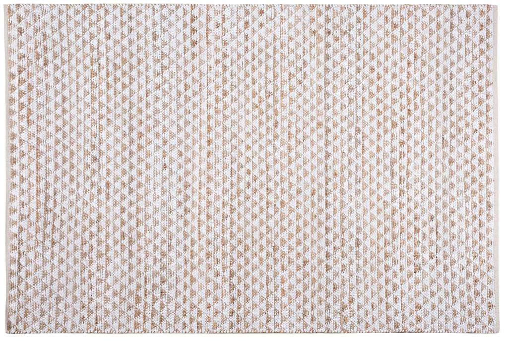 Bavlnený koberec 140 x 200 cm béžový TUNCELI Beliani