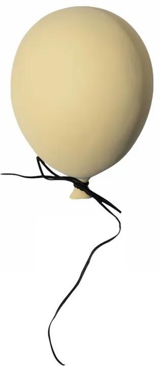 lovel.sk Dekorácia na stenu keramický balónik ByON - žltý | BIANO