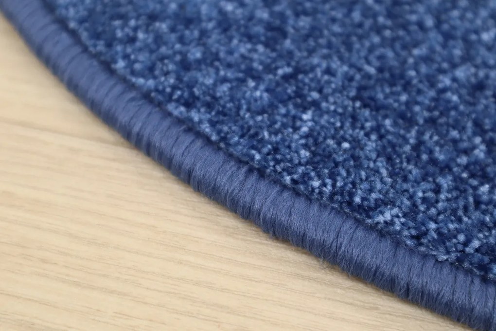 Associated Weavers, Kusový koberec Gusto 78 kruh, 59x59 (průměr) kruh, modrá, kancelária