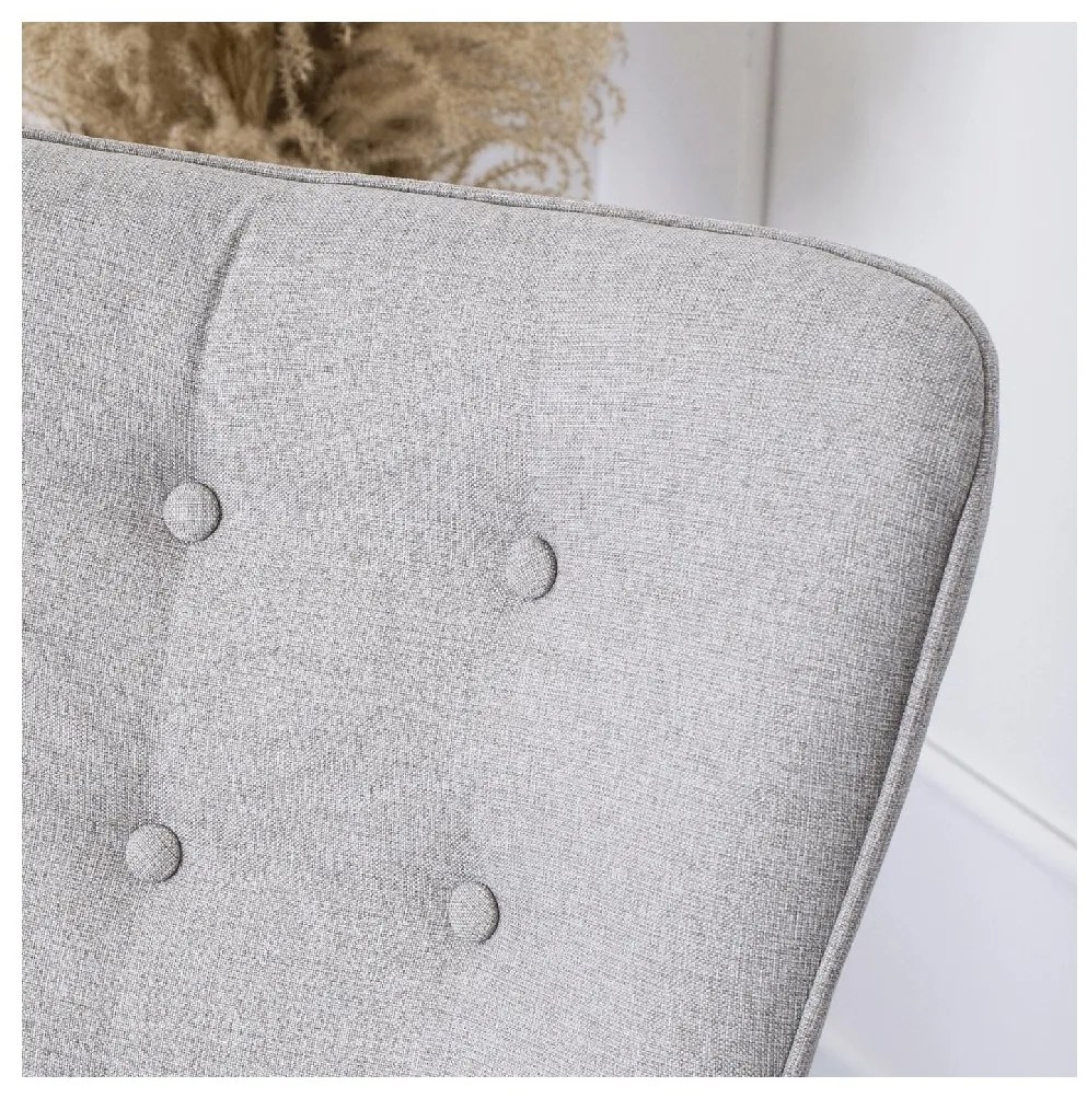 PROXIMA.store - Moderné kreslo LOZANO 2 FARBA: sivá