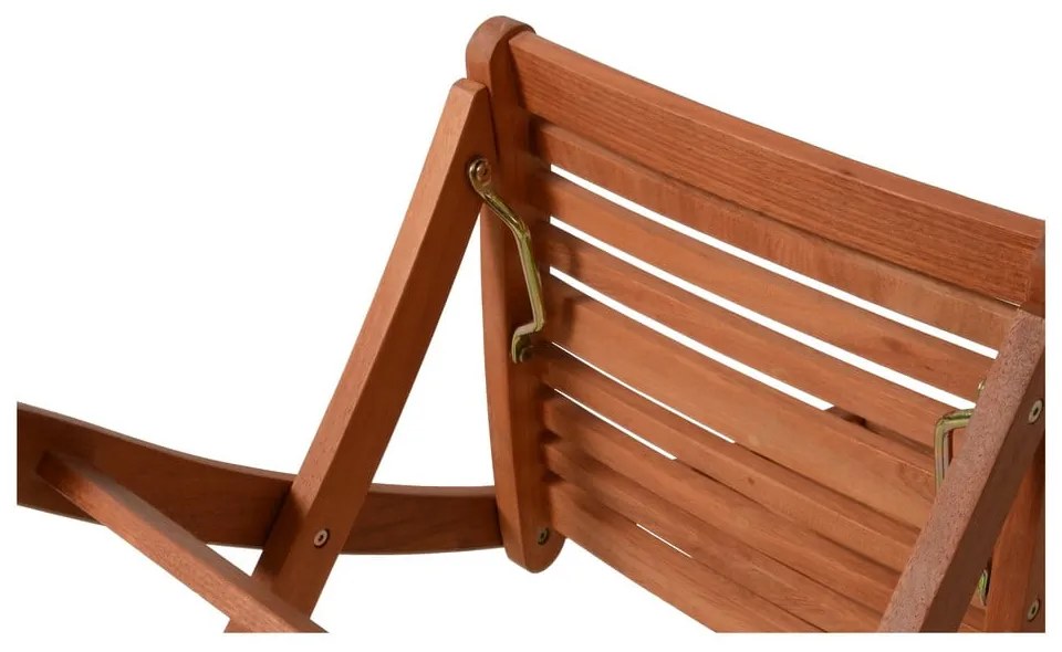 Drevené záhradné stoličky v prírodnej farbe v sade 2 ks Savannah – Garden Pleasure