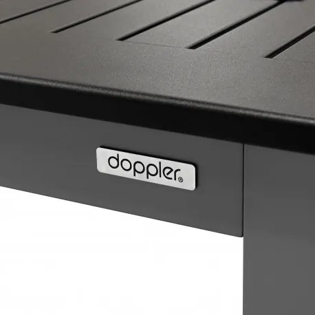 Doppler EXPERT - záhradný hliníkový stôl rozkladací 150/210 x 90 x 75 cm