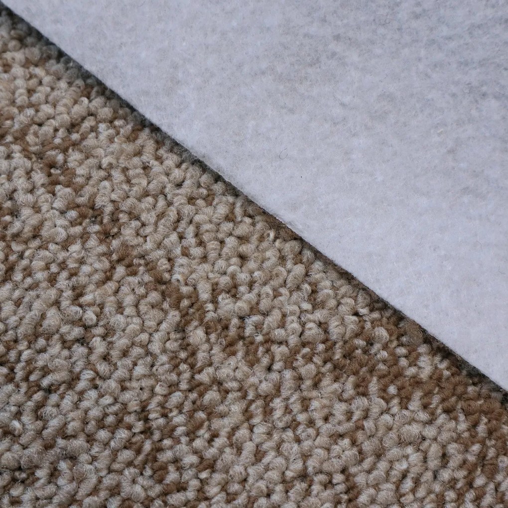 Spoltex, Metrážny koberec Marbeline 168 béžová, na mieru, šíře 4m, hnedá, filc, detská izba